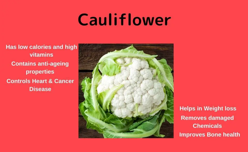 benefits of cauliflower