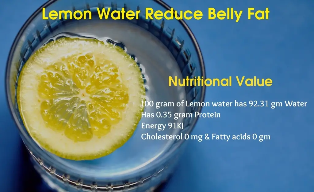 Lemon Water Reduce Belly Fat
