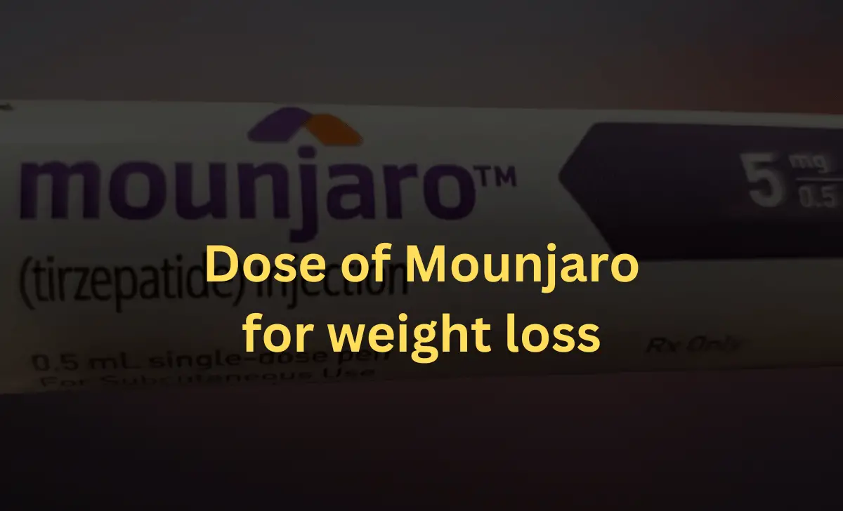 Dose of mounjaro for weight loss